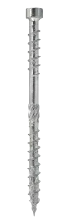 WKPC - Schraube mit Doppelgewinde mit Zylinderkopf und Innensechskant zur Montage von Aufsparrendämmungen auf Holzuntergründen